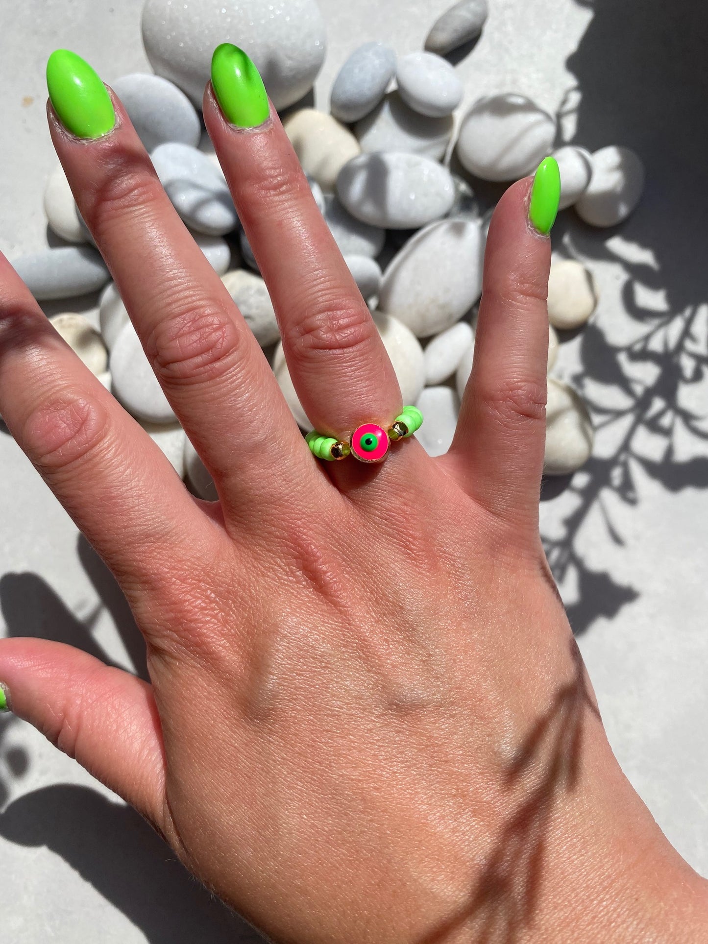 Evil eye ring