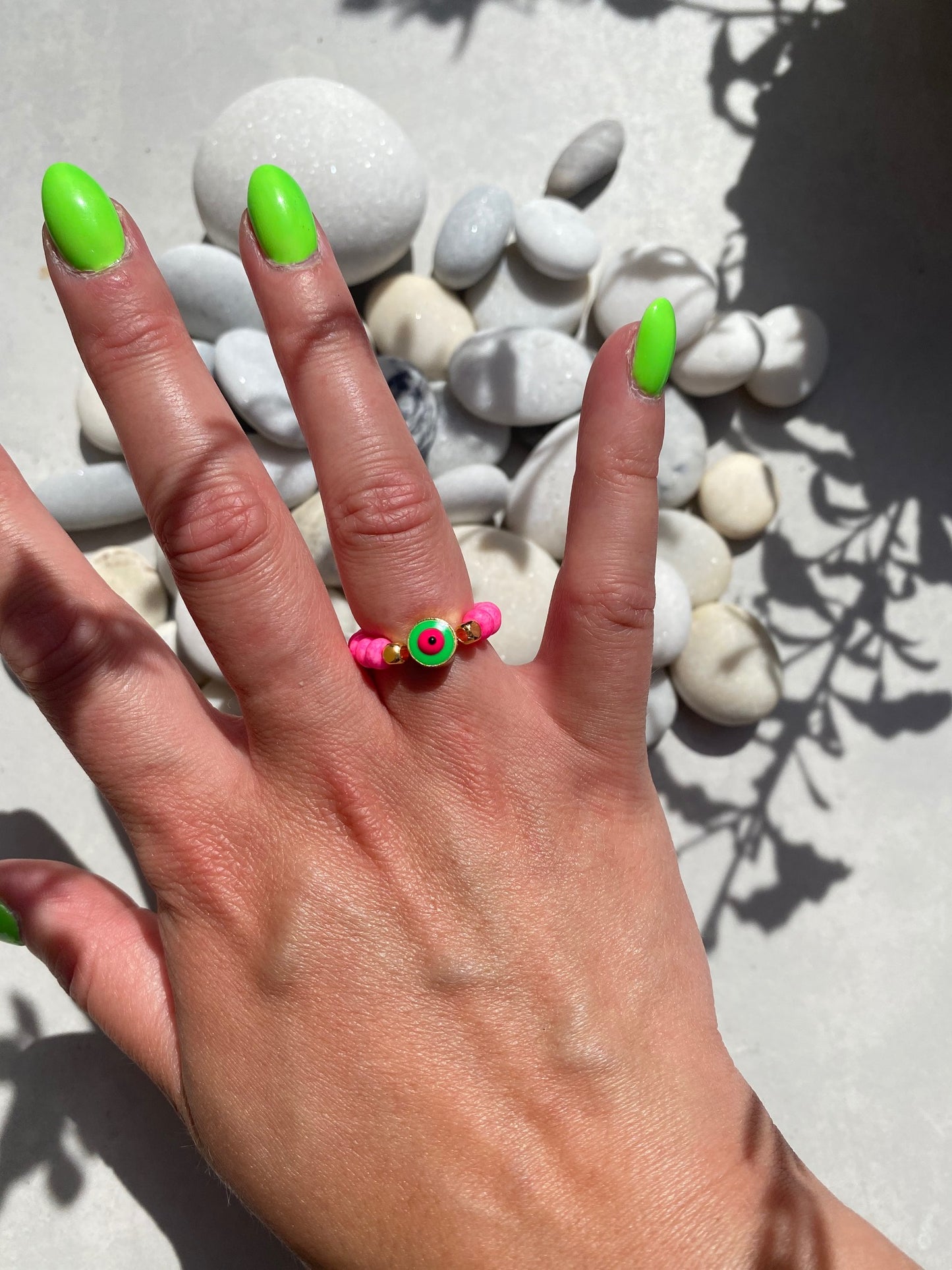 Evil eye ring