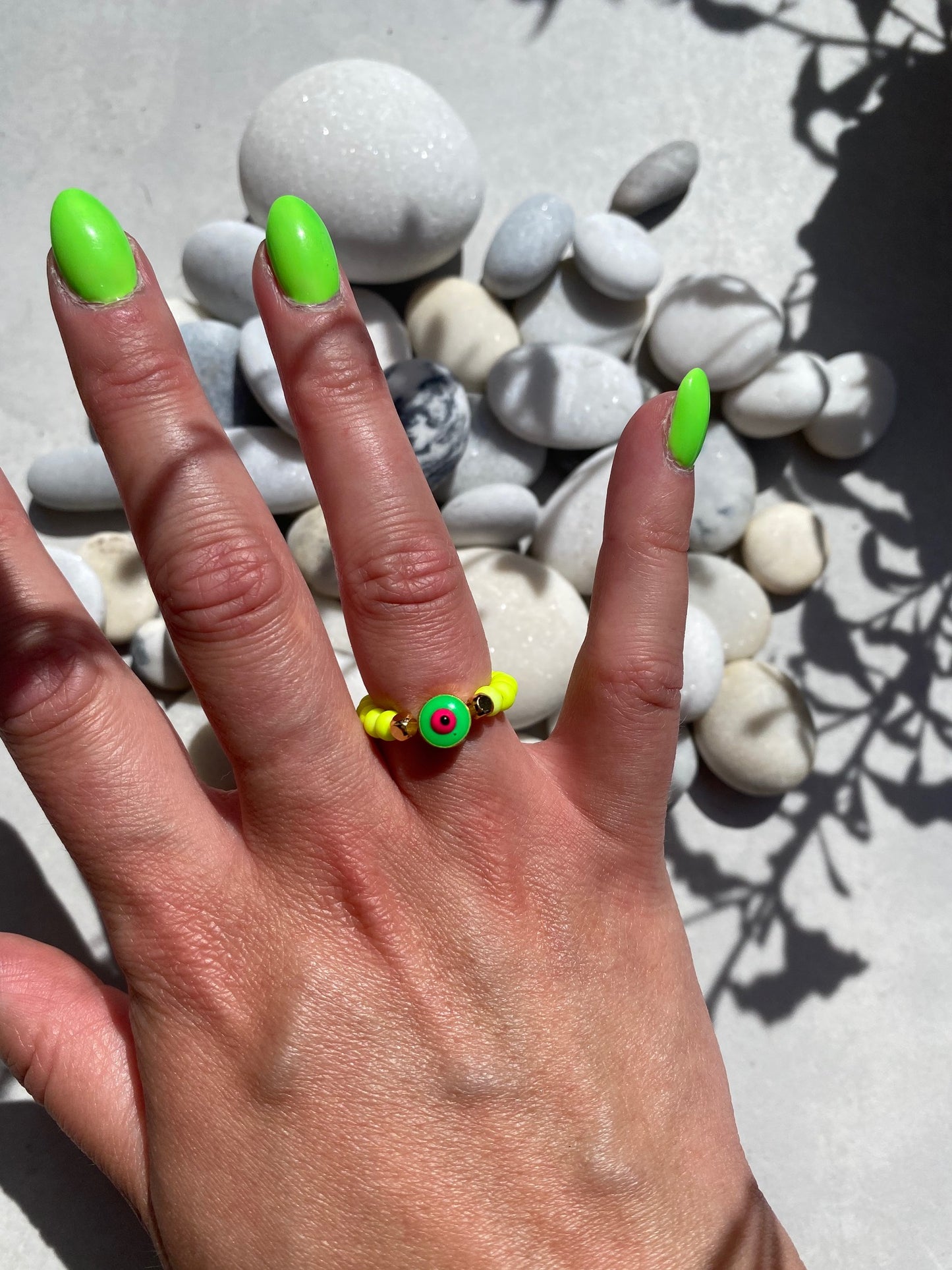 Evil eye ring