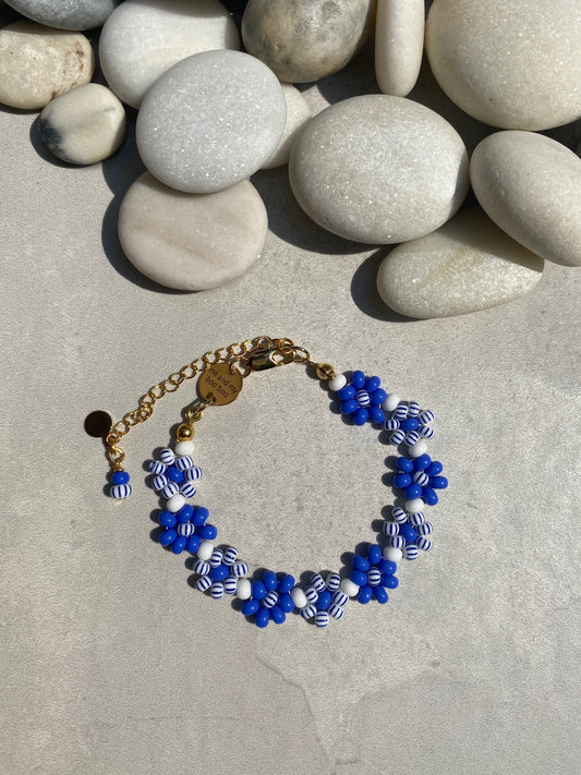 Blue sailor flower armband